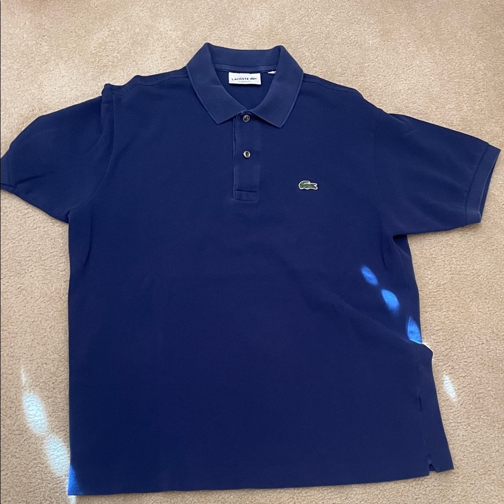 Lacoste Men's Deep Blue Polo Shirt
